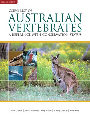 cover image of CSIRO List of Australian Vertebrates